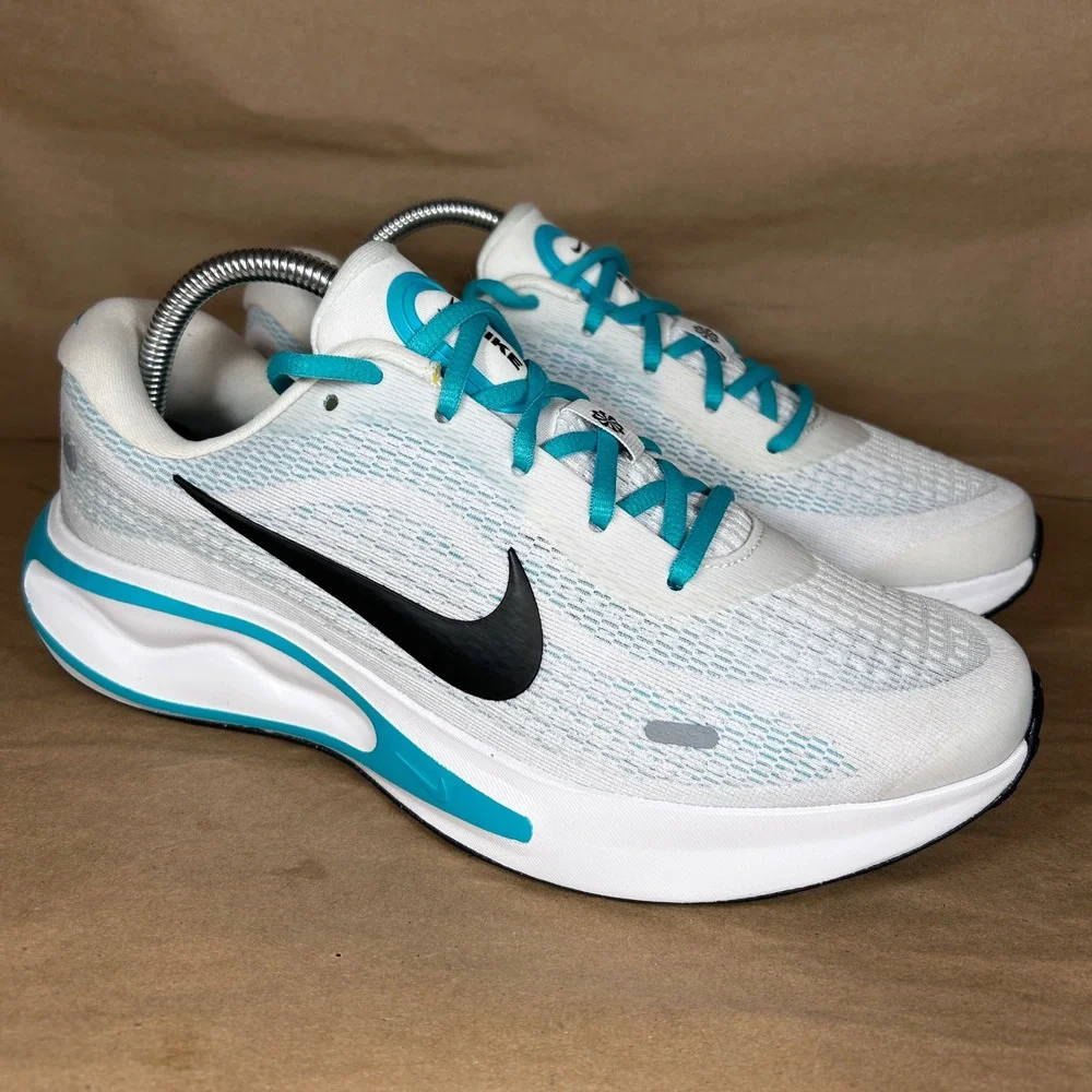 Nike‎ Journey Run Womens Size 7.5 Running Shoes White Teal Black FN0228-105